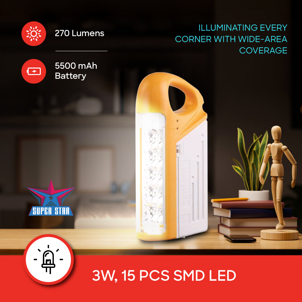 Sanford 3W Rechargeable LED Lantern with 15 LEDs and 118 Hour Runtime | SF452EL - buysanford